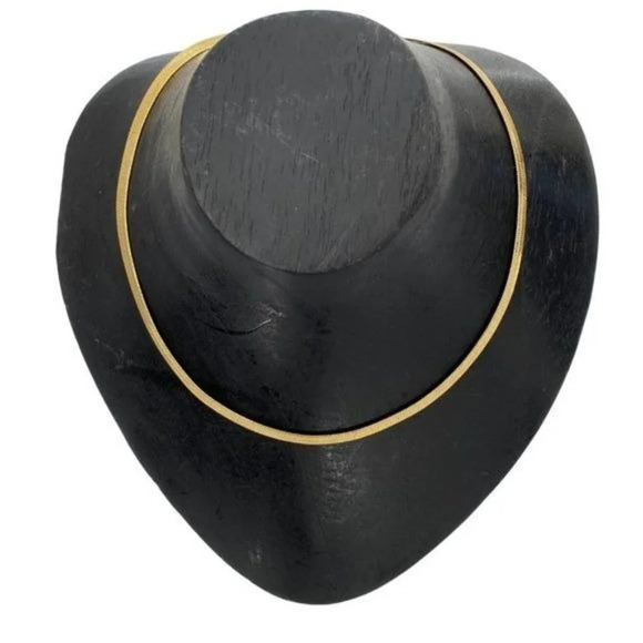 Gold Tone Snake Chain 40cm 15.75in NEW - Picture 1 of 3